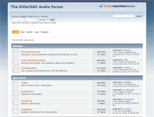 Tablet Screenshot of killerdac.com